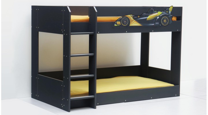 C301Y Cugo Brothers Bunk Bed-Yellow